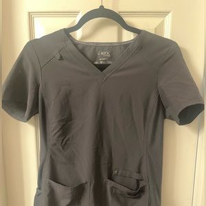 Cherokee Flex Charcoal Scrub Set